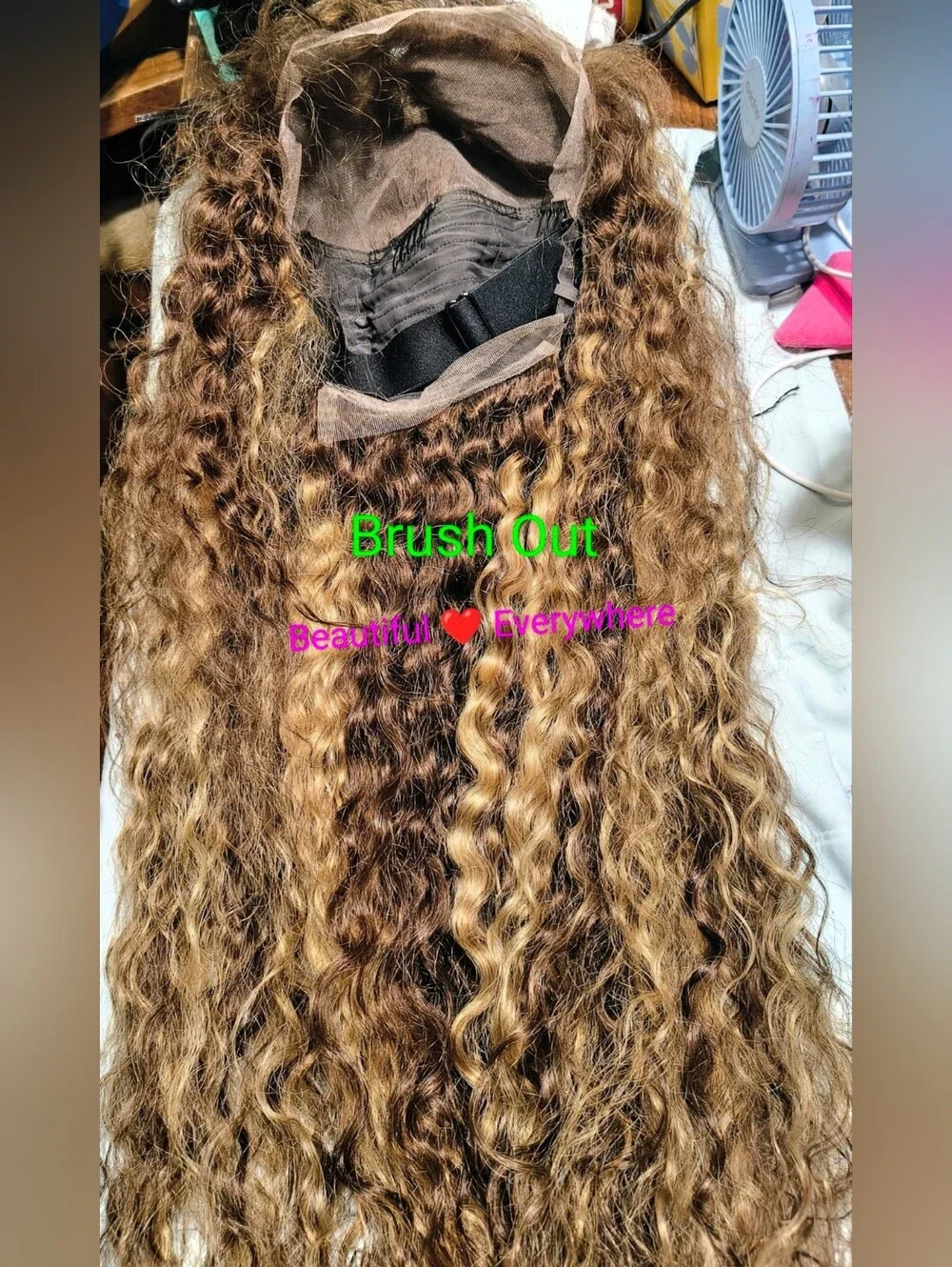 Human hair lace wig